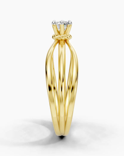 Triple Curve Women Ring