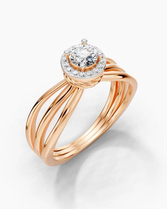 Wave Trio Women Ring