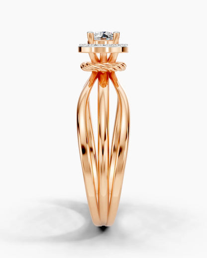 Wave Trio Women Ring