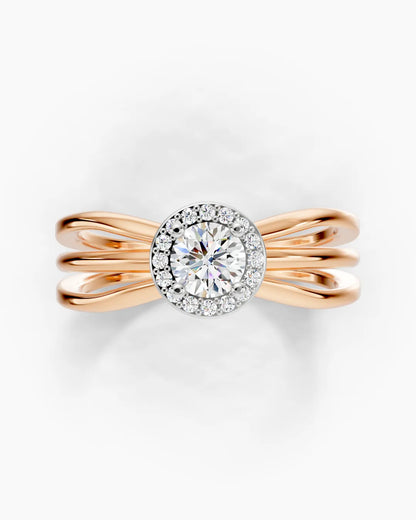 Wave Trio Women Ring