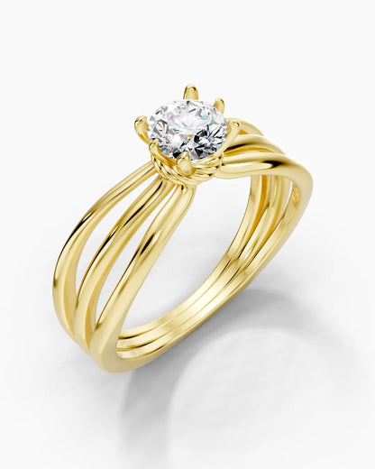 Aurora Triple Curve Women Ring