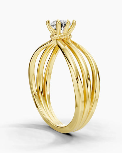 Aurora Triple Curve Women Ring