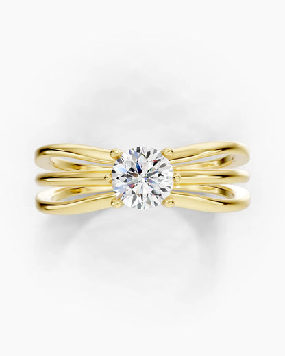 Aurora Triple Curve Women Ring