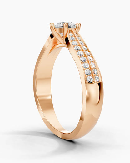 Twin Ribbon Women Ring