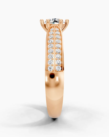 Twin Ribbon Women Ring