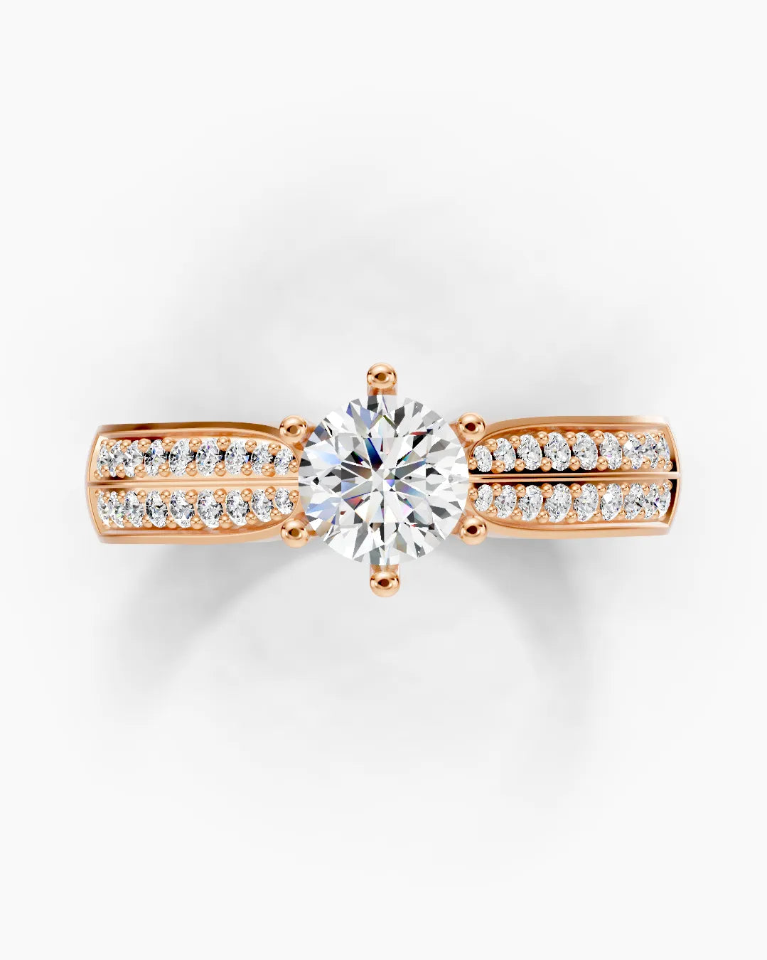 Twin Ribbon Women Ring