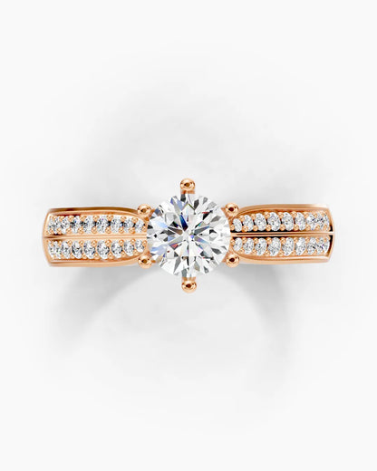 Twin Ribbon Women Ring