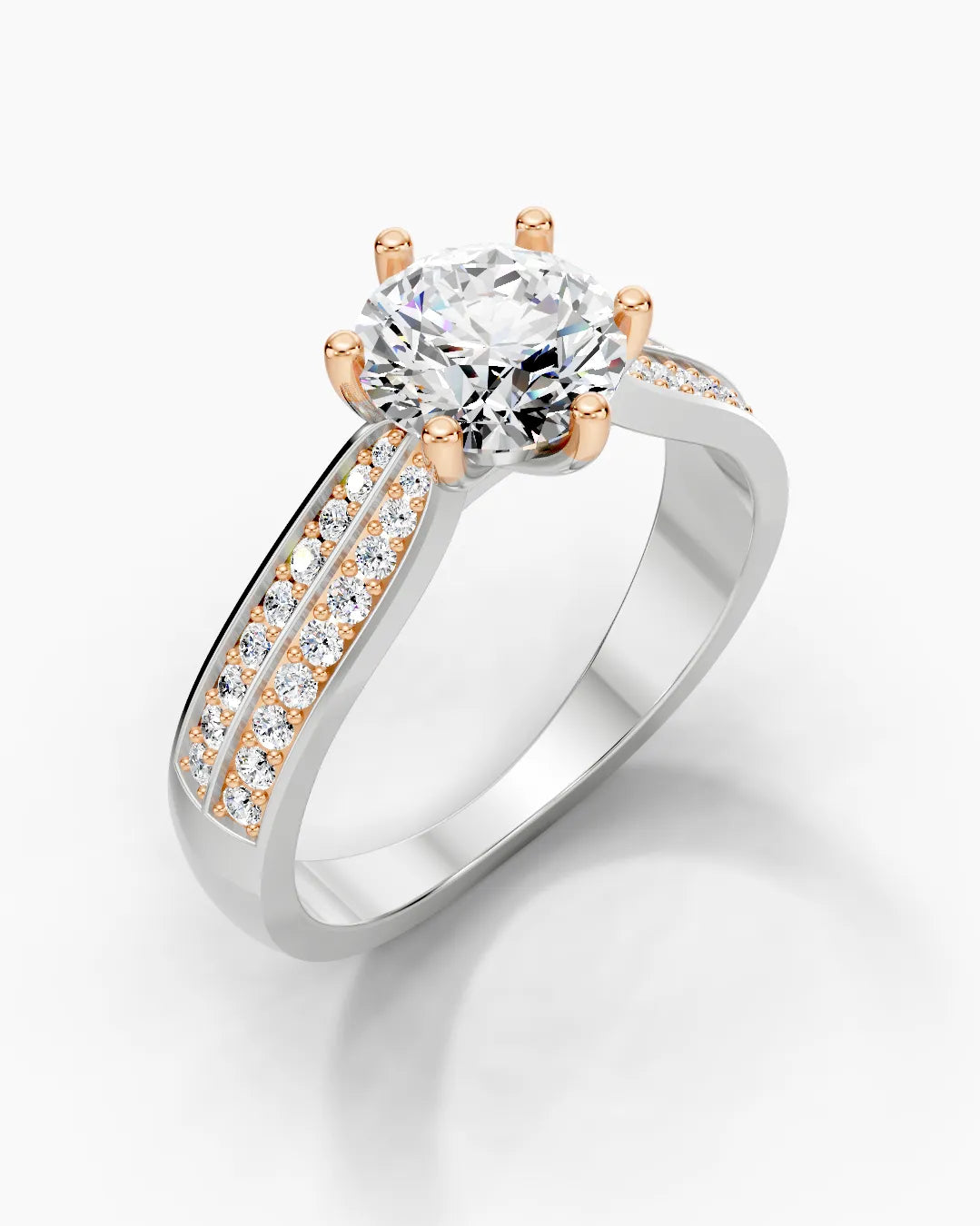 Double Stream Women Ring