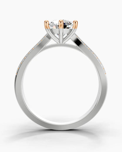 Double Stream Women Ring