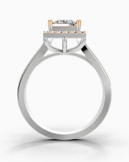 Square Crownlight Women Ring