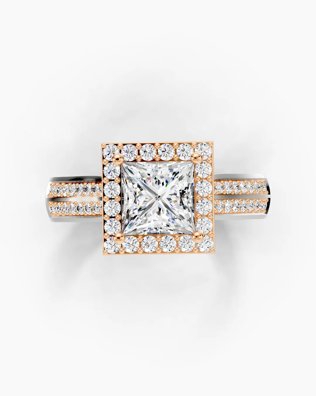 Square Crownlight Women Ring