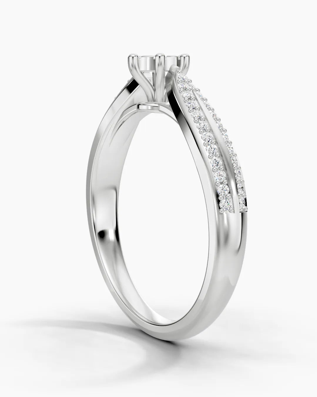 Floral Diamond Women Ring