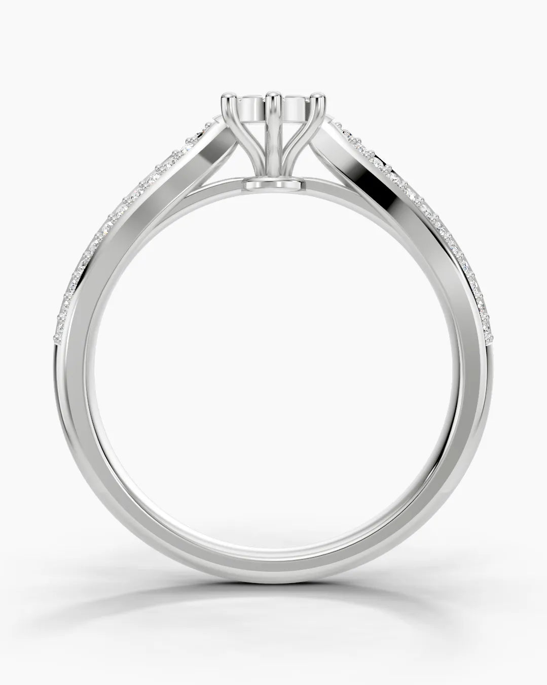 Floral Diamond Women Ring