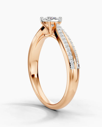 Classic Accent Diamond Women Ring