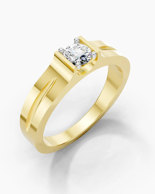 Modern Diamond Men Ring