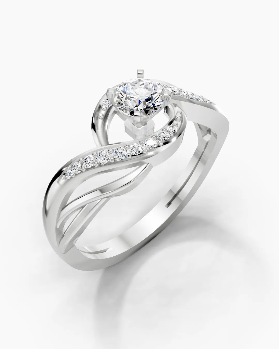 Twirl Crest Women Ring