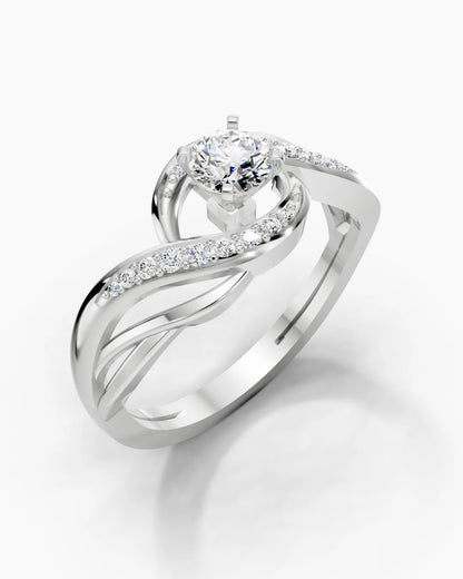 Twirl Crest Women Ring