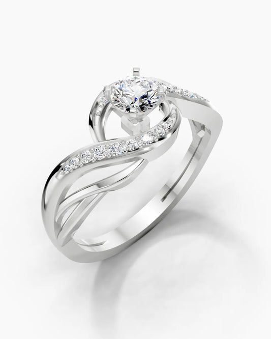 Twirl Crest Women Ring