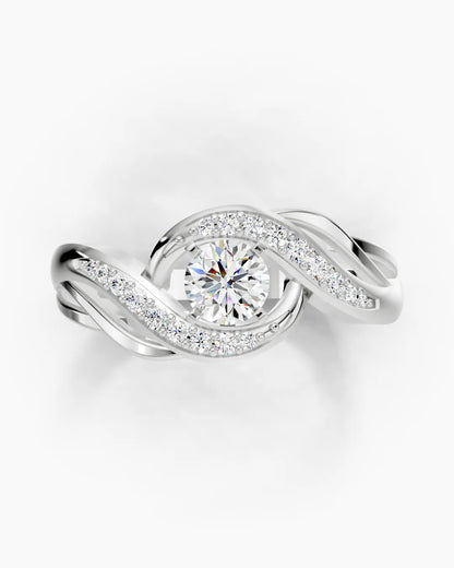 Twirl Crest Women Ring