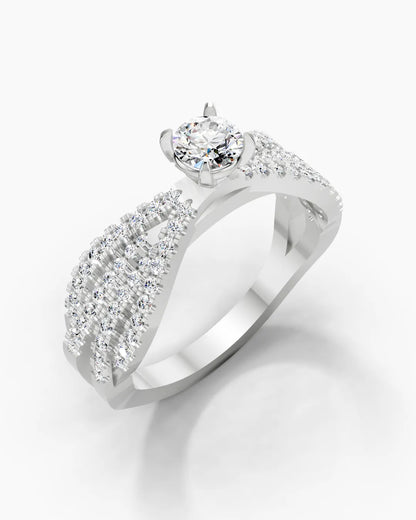 Round Serenity Women Ring