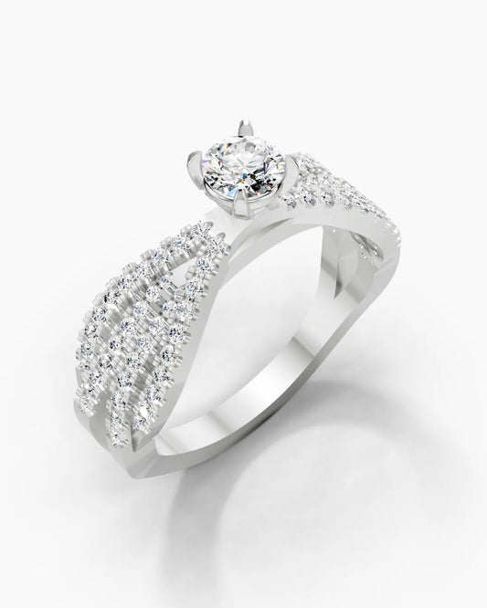 Round Serenity Women Ring