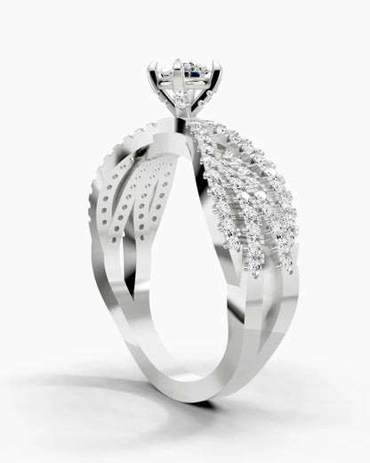 Round Serenity Women Ring