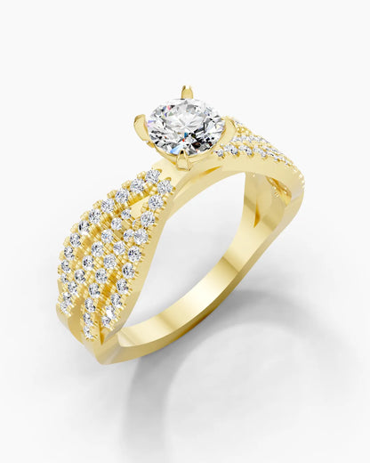 Evelyn Round Women Ring