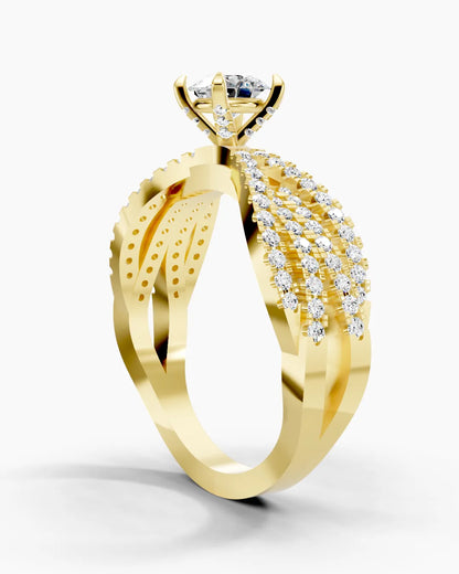 Evelyn Round Women Ring