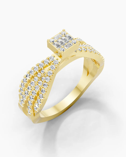 Baguette Crest Women Ring