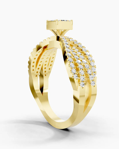 Baguette Crest Women Ring