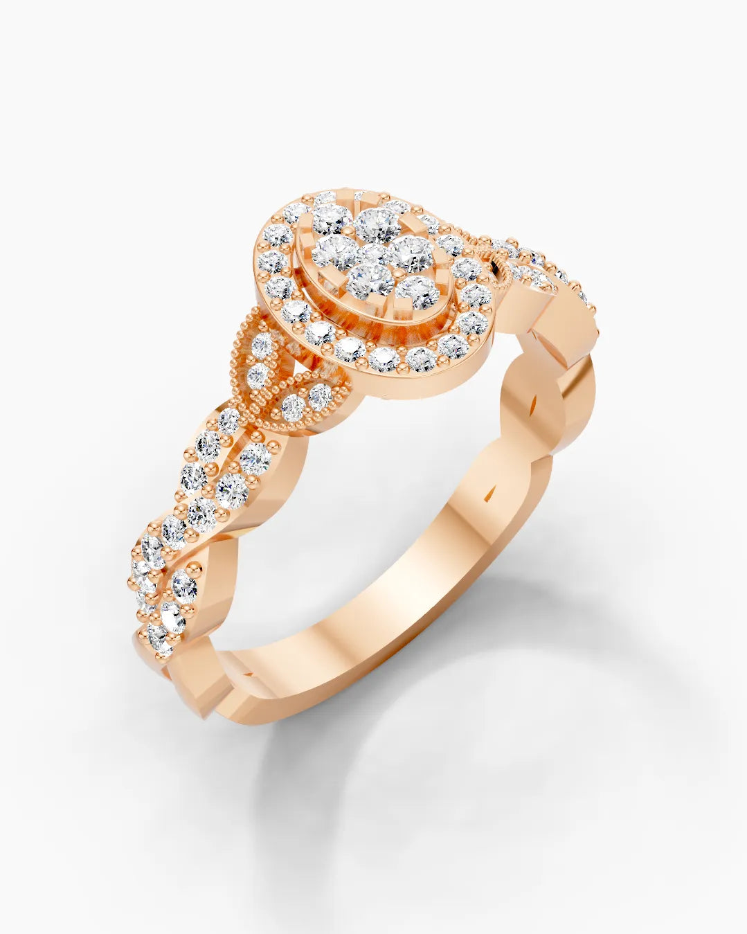 Golden Crest Women Ring