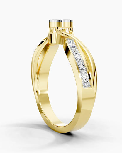 Crystal Beam Women Ring