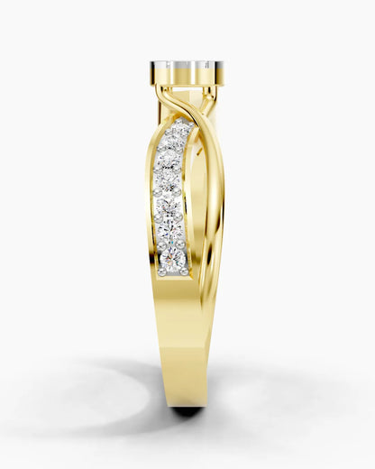 Crystal Beam Women Ring