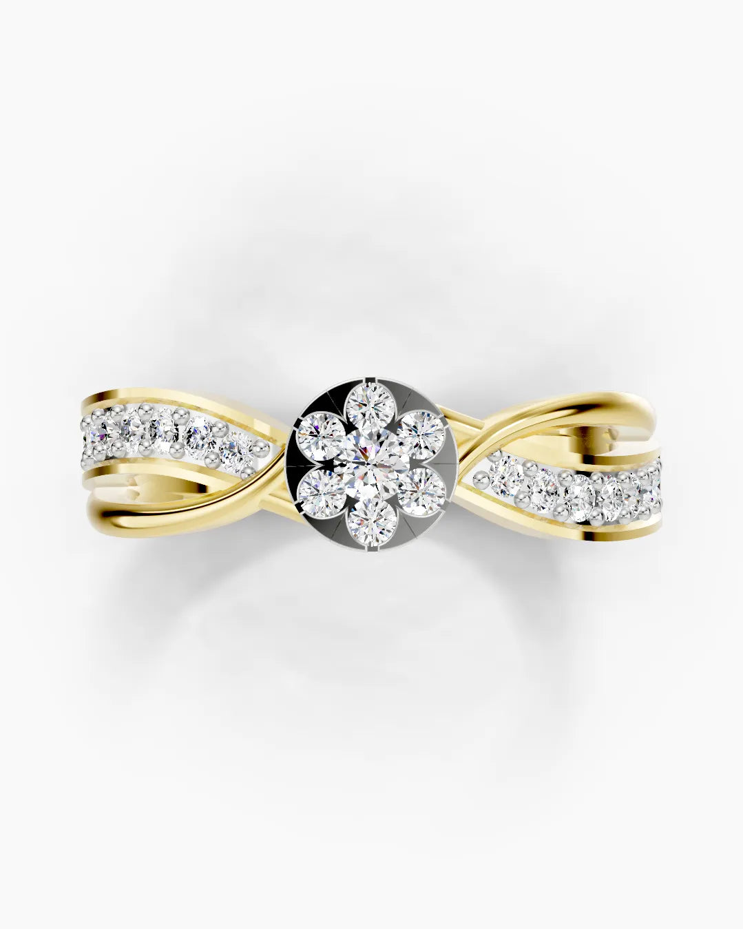 Crystal Beam Women Ring