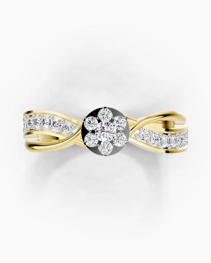 Crystal Beam Women Ring