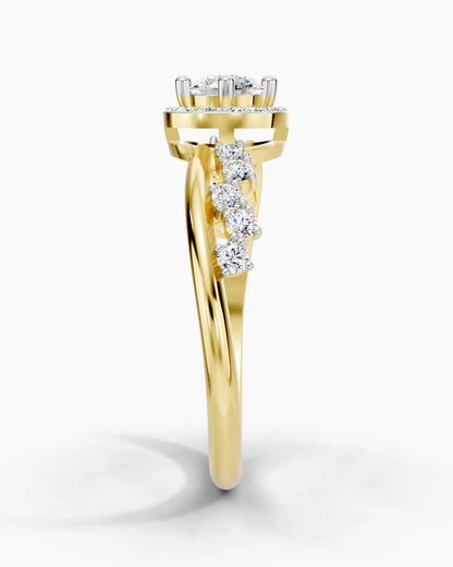 Ivory Circle Women Ring