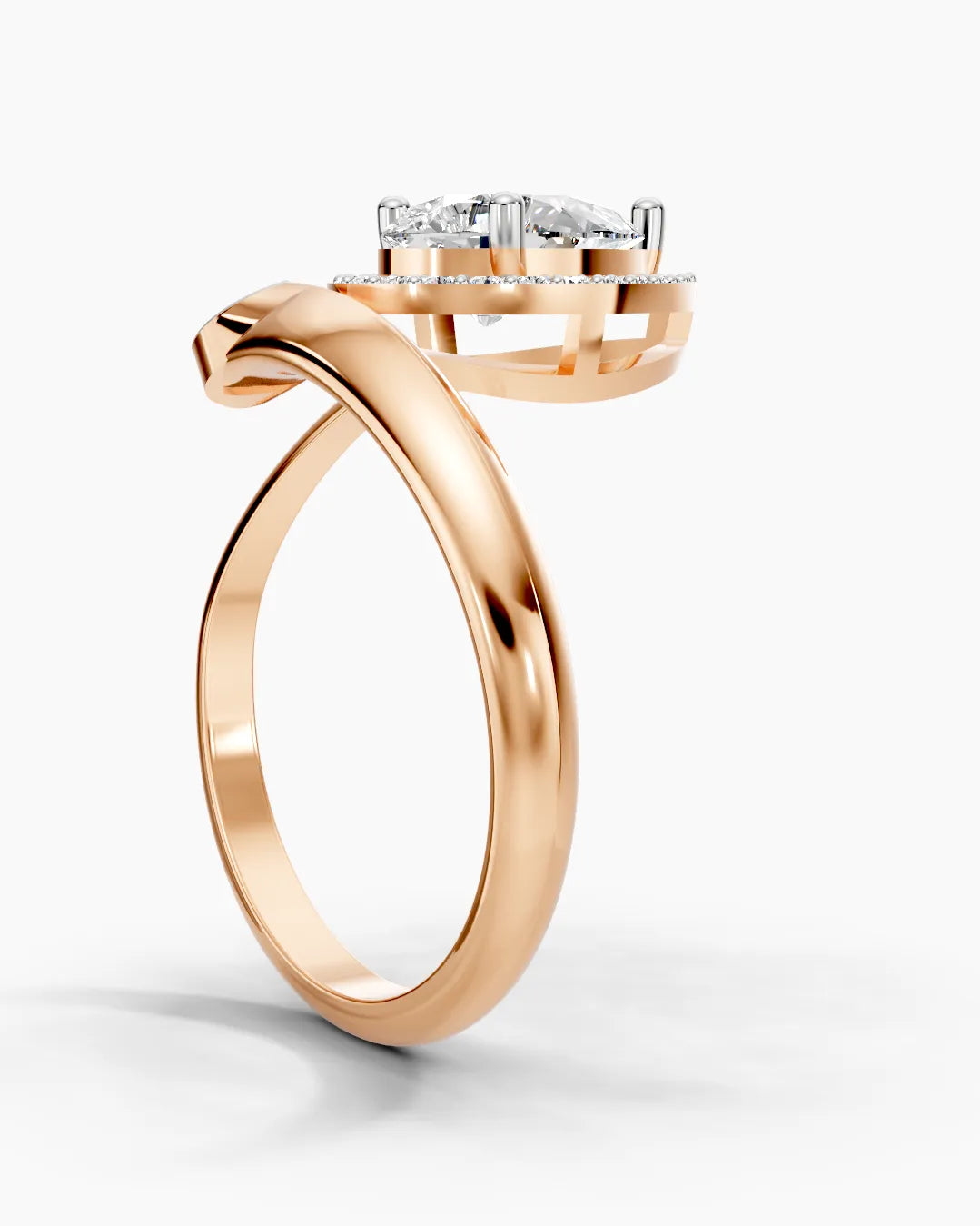 Crest Pear Women Ring