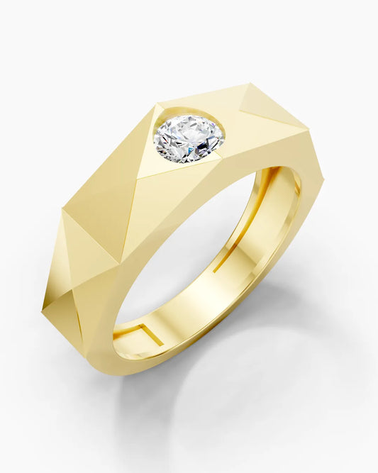 Diamond Crest Men Ring