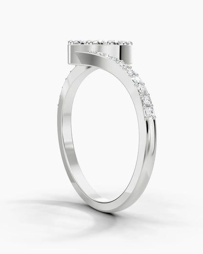 Golden Sparking Women Ring