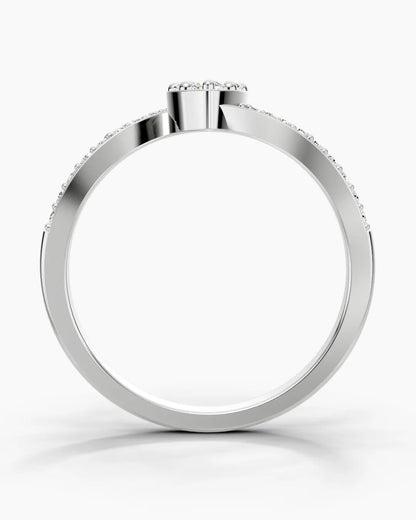Golden Sparking Women Ring