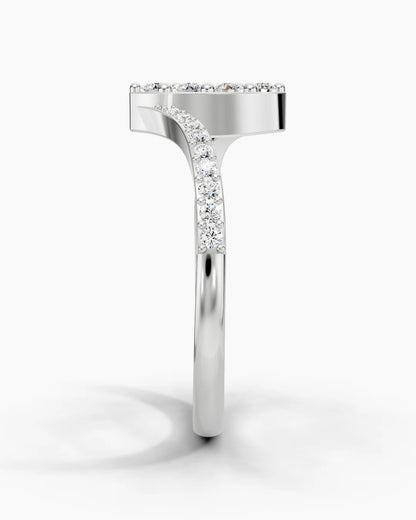 Golden Sparking Women Ring