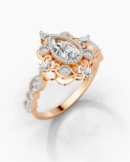 Classic Lace Women Ring