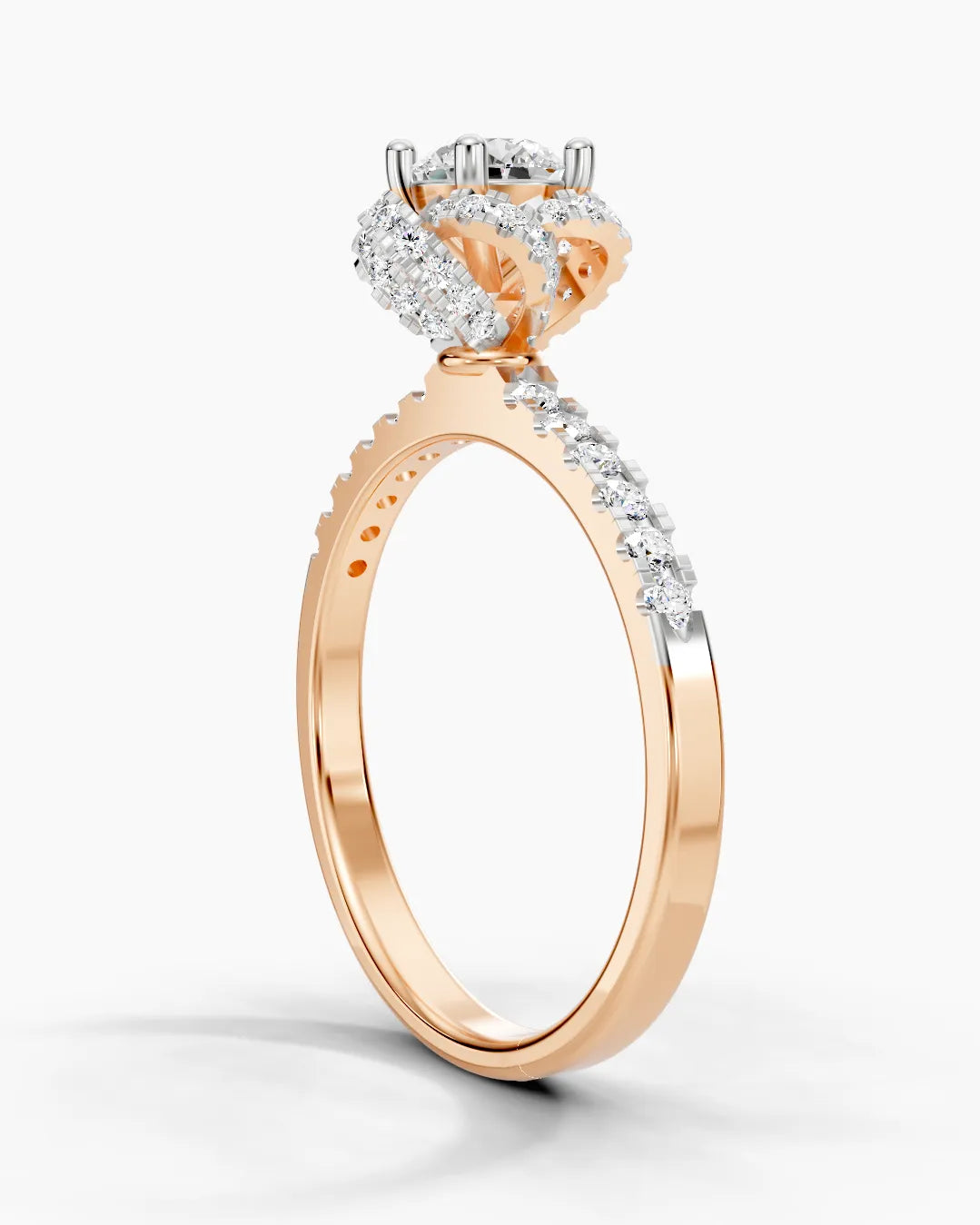 Crystal Rose Women Ring