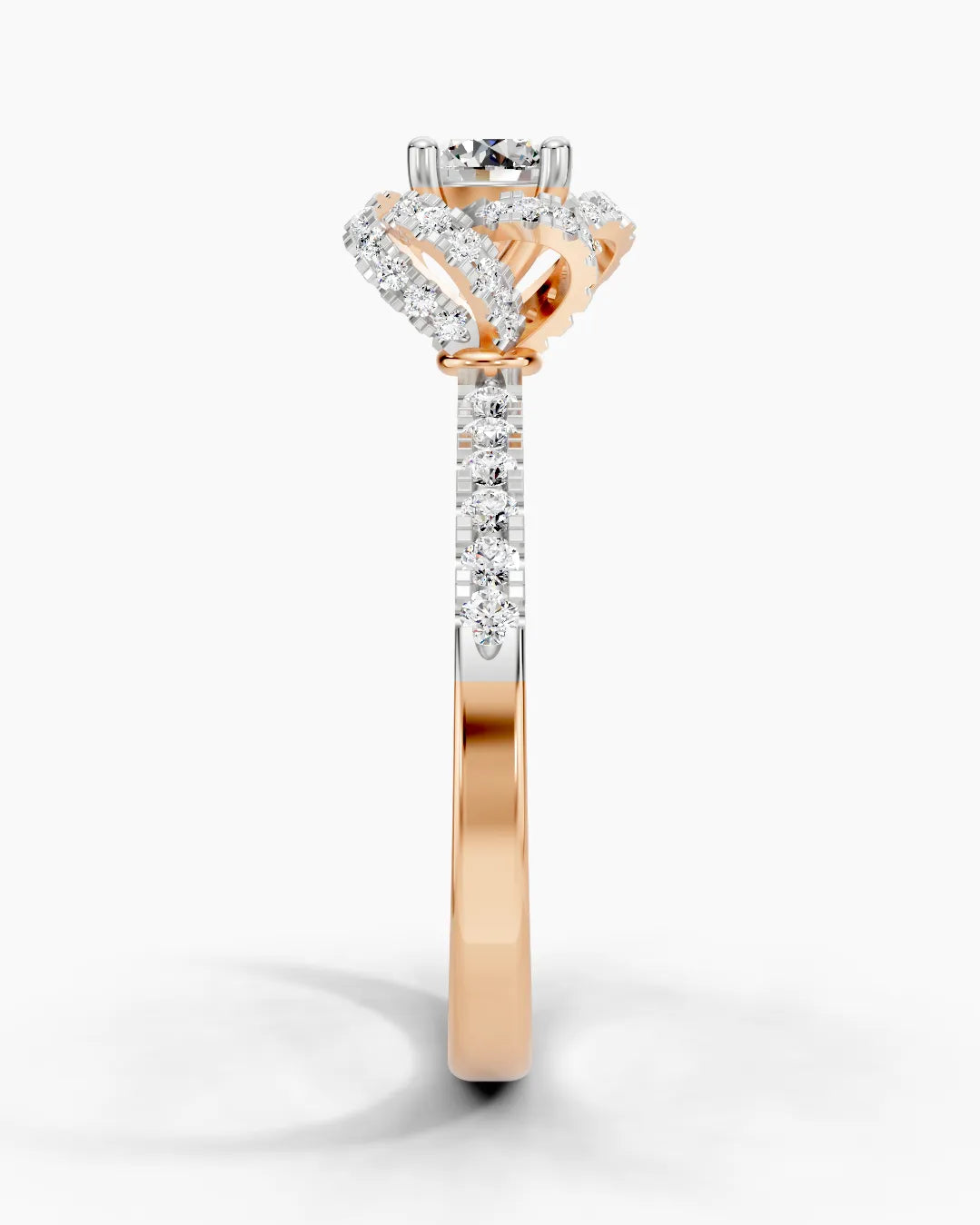 Crystal Rose Women Ring