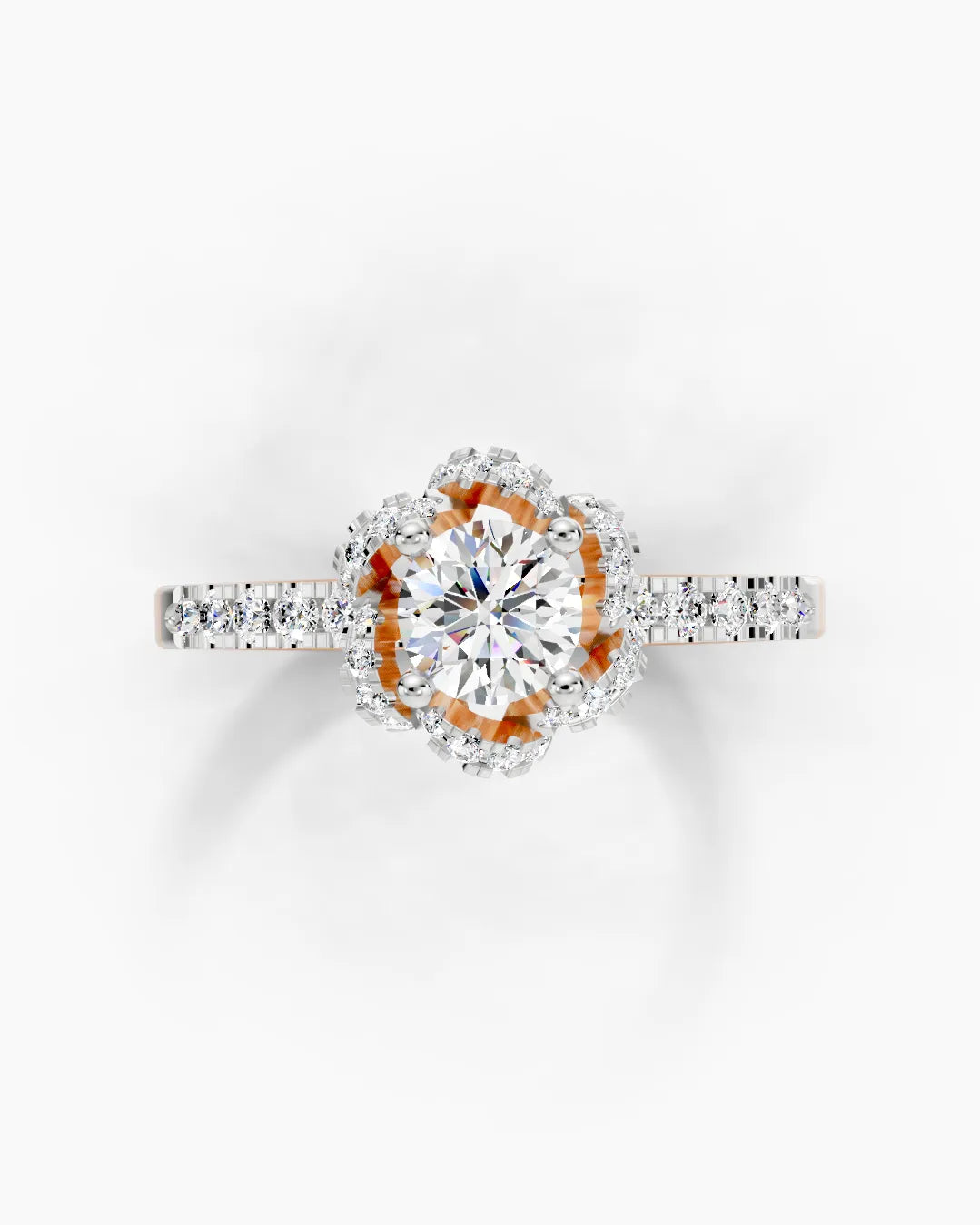 Crystal Rose Women Ring
