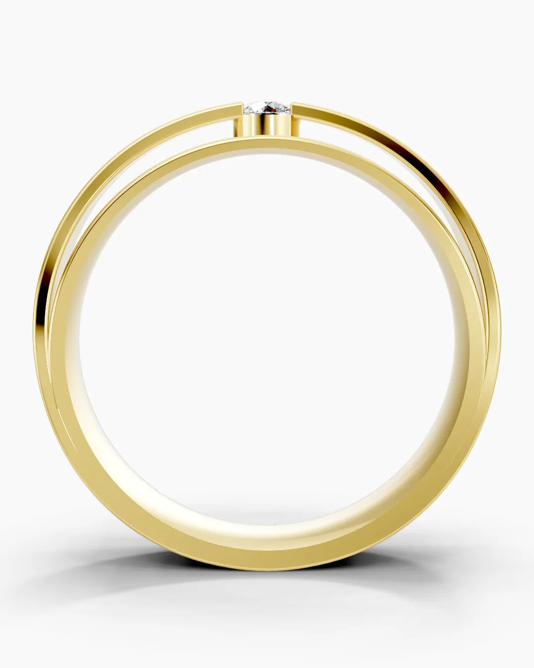 Tactile Bright Men Ring