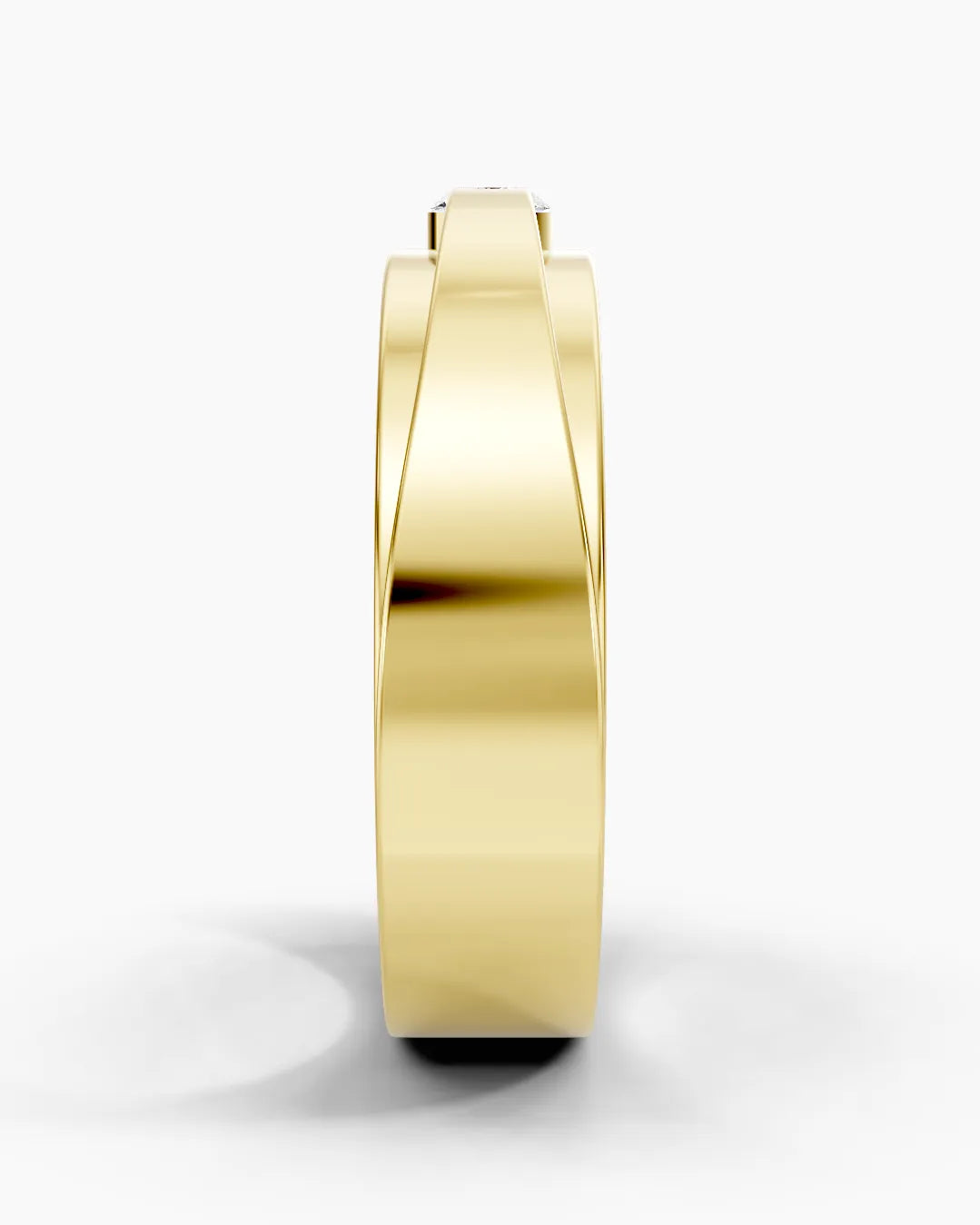 Tactile Bright Men Ring