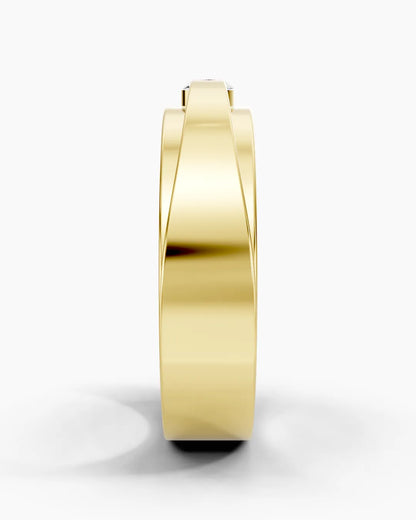 Tactile Bright Men Ring