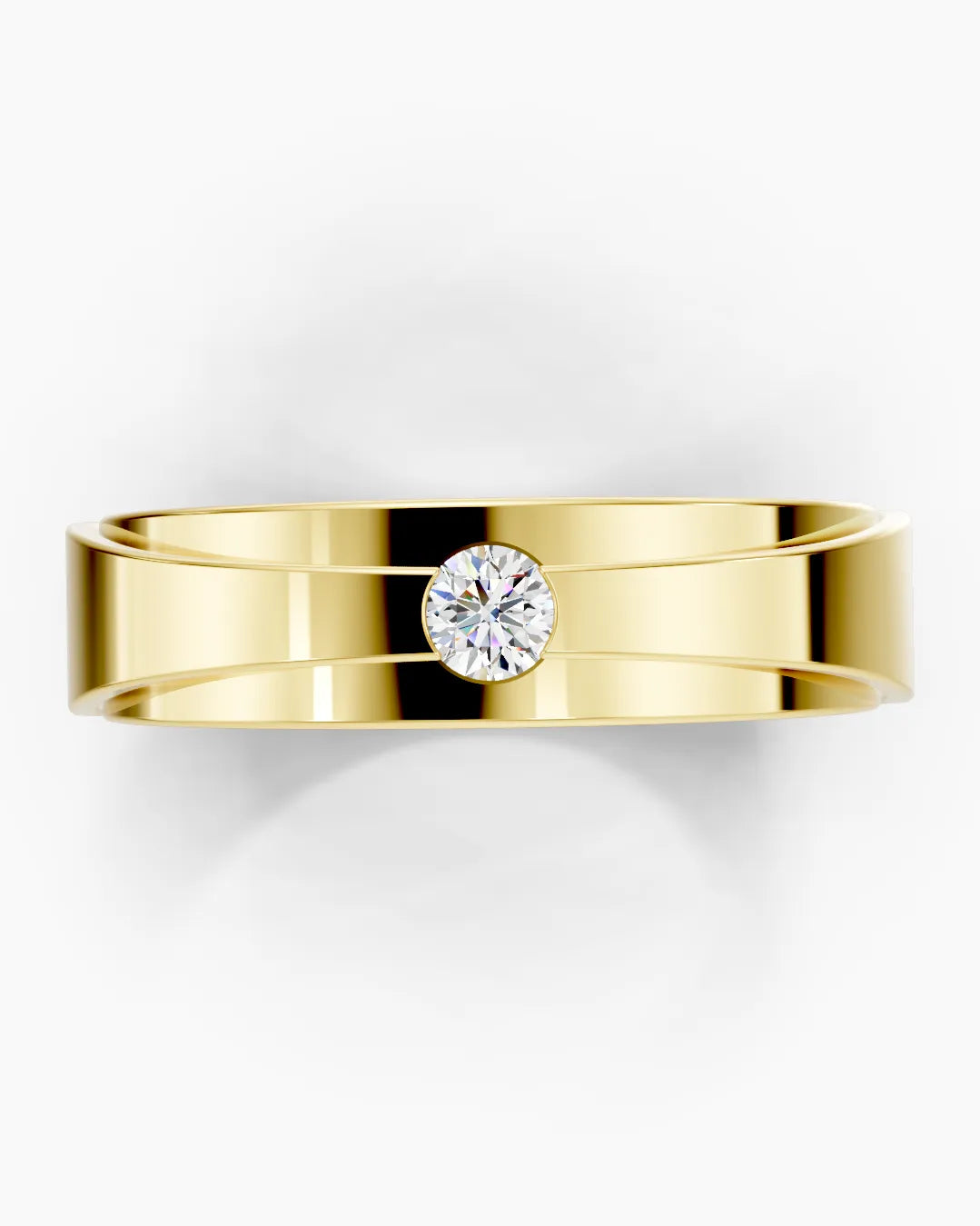 Tactile Bright Men Ring