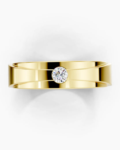 Tactile Bright Men Ring